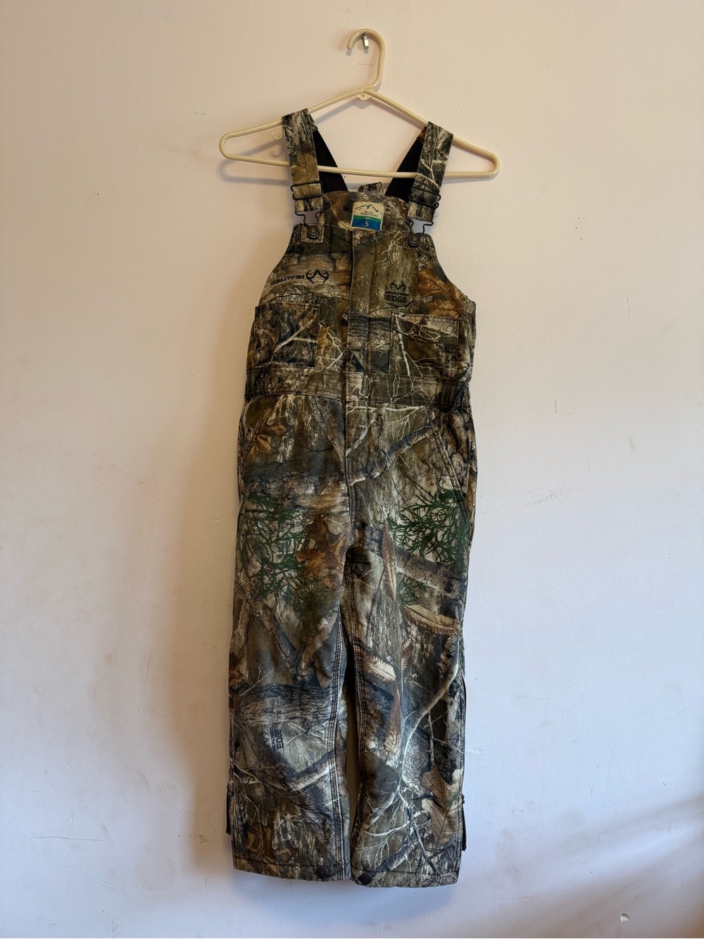 Blue Mountain Kid’s Insulated Camo Bib Overalls